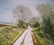 Chemin &agrave; Vaintray (acrylique)