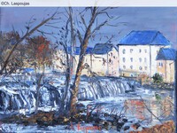 Automne au moulin (27x35)